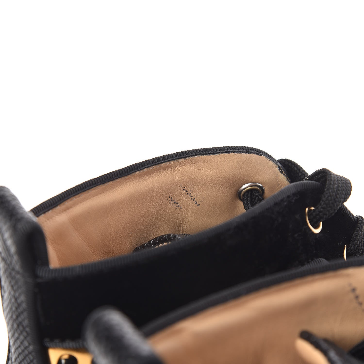 Christian Louboutin Patent Galucalf Velvet Sequin Embellished Mad Flat Sneakers 41 Black 6 of 11