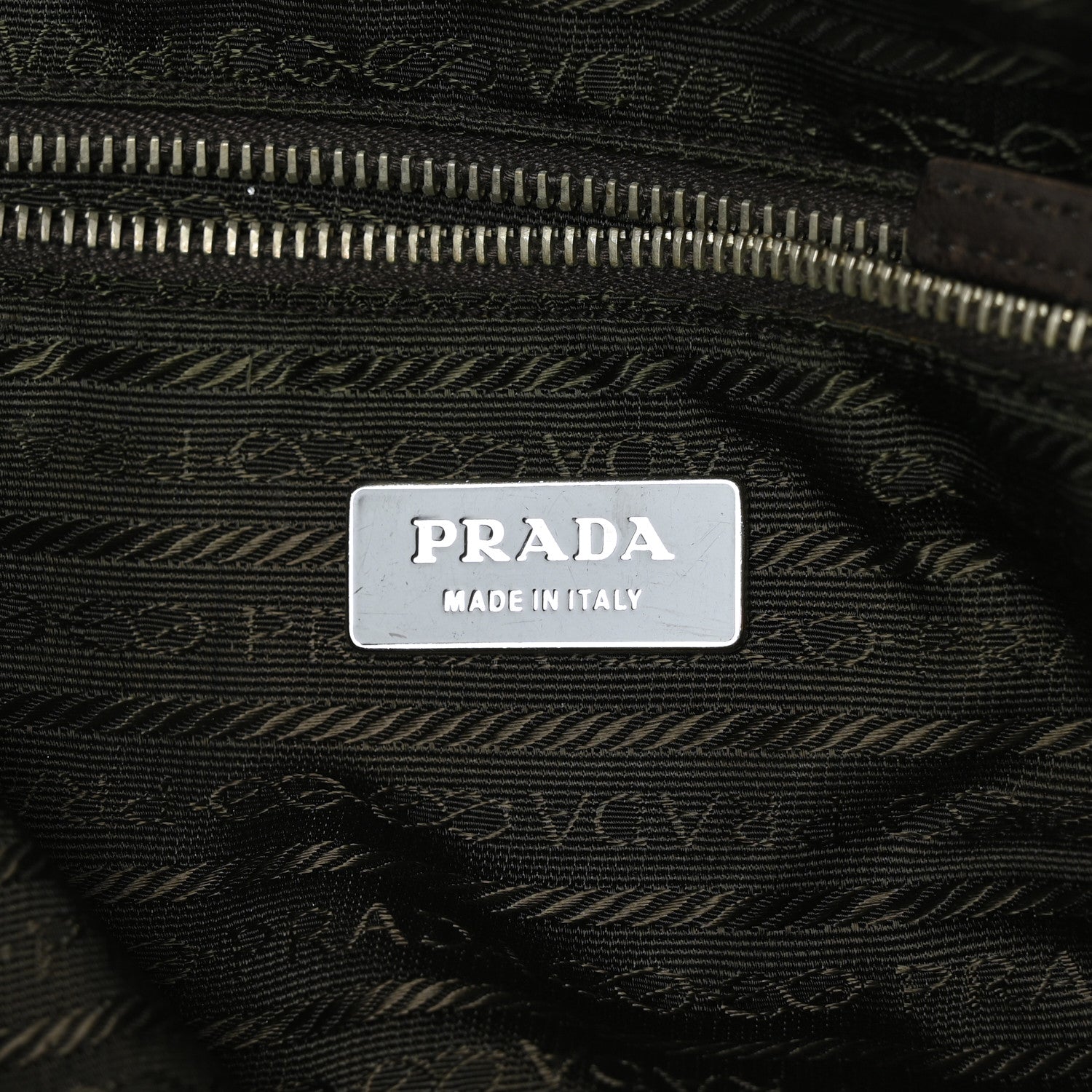 Prada Nappa Hydra Shoulder Bag Terra 6 of 10