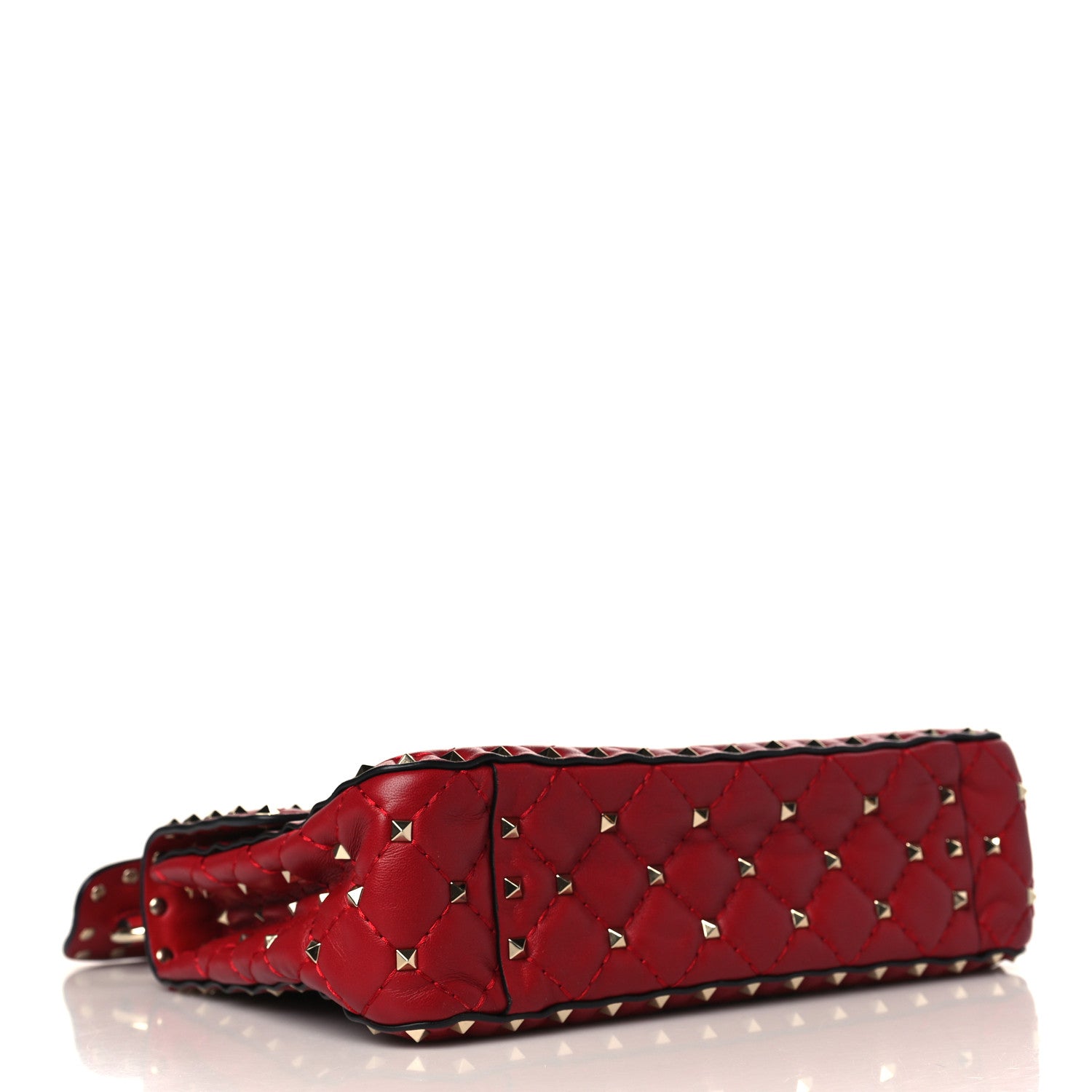 Valentino Garavani Nappa Medium Rockstud Spike Shoulder Bag Rosso Valentino 4 of 9
