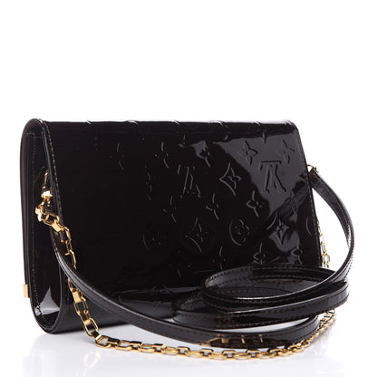 Louis Vuitton Vernis Ana Clutch Amarante 3 of 11