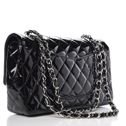 Chanel Patent Quilted Medium Double Flap Black 4 of 9