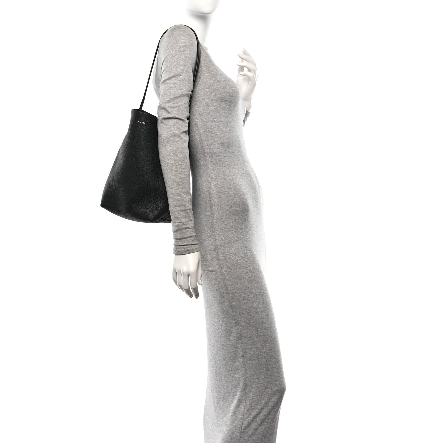 The Row Grained Calfskin Medium N/S Park Tote Black 2 of 11