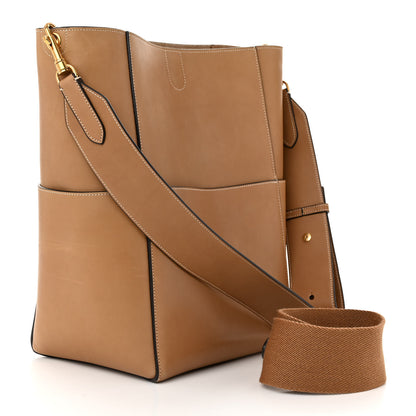Celine Natural Calfskin Sangle Bucket Bag Light Camel 3 of 10