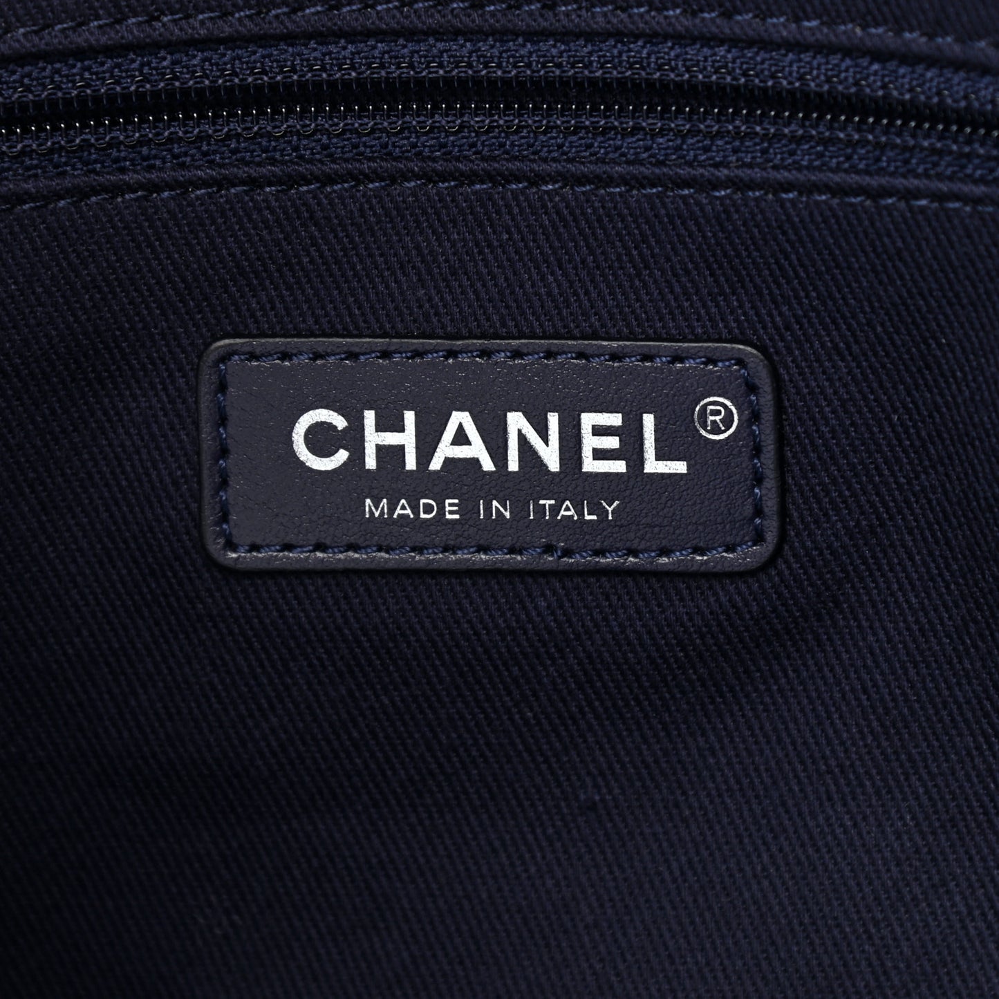 Mixed Fibers Small Deauville Tote Navy