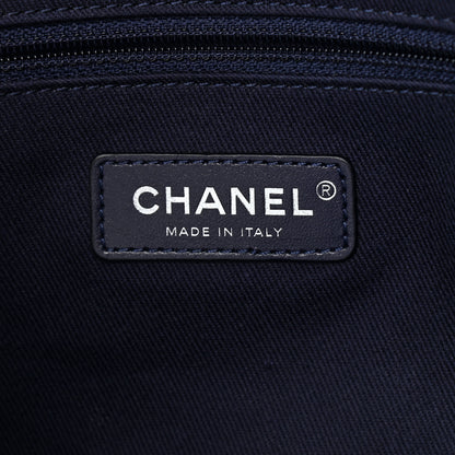 Chanel Mixed Fibers Small Deauville Tote Navy 7 of 11