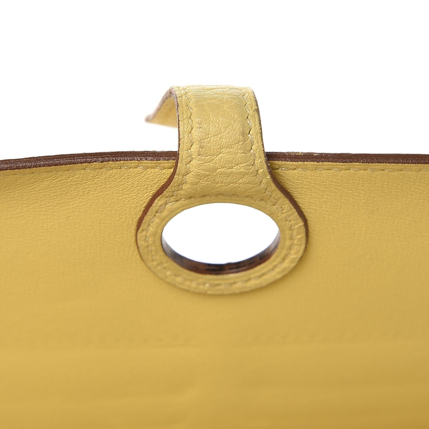 Hermes Togo Dogon Recto Verso Wallet Jaune Poussin 8 of 11