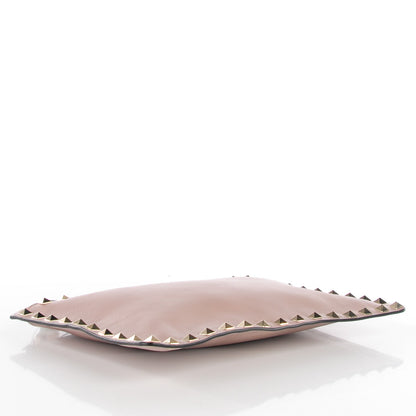 Valentino Garavani Calfskin Medium Rockstud Zip Pouch Poudre 5 of 10