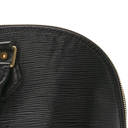 Louis Vuitton Epi Alma PM Black 9 of 10