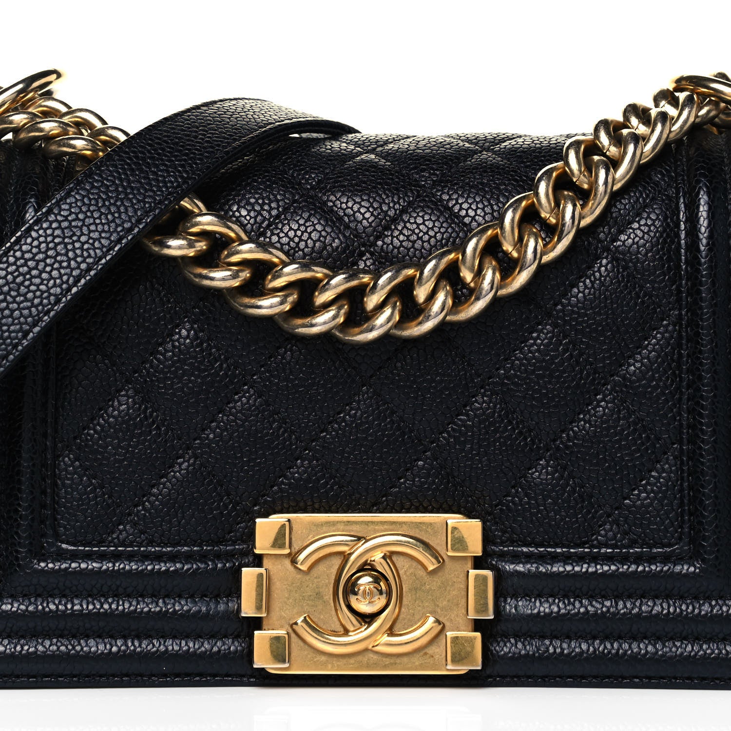 Chanel Caviar Quilted Small Boy Flap Black 8 of 11