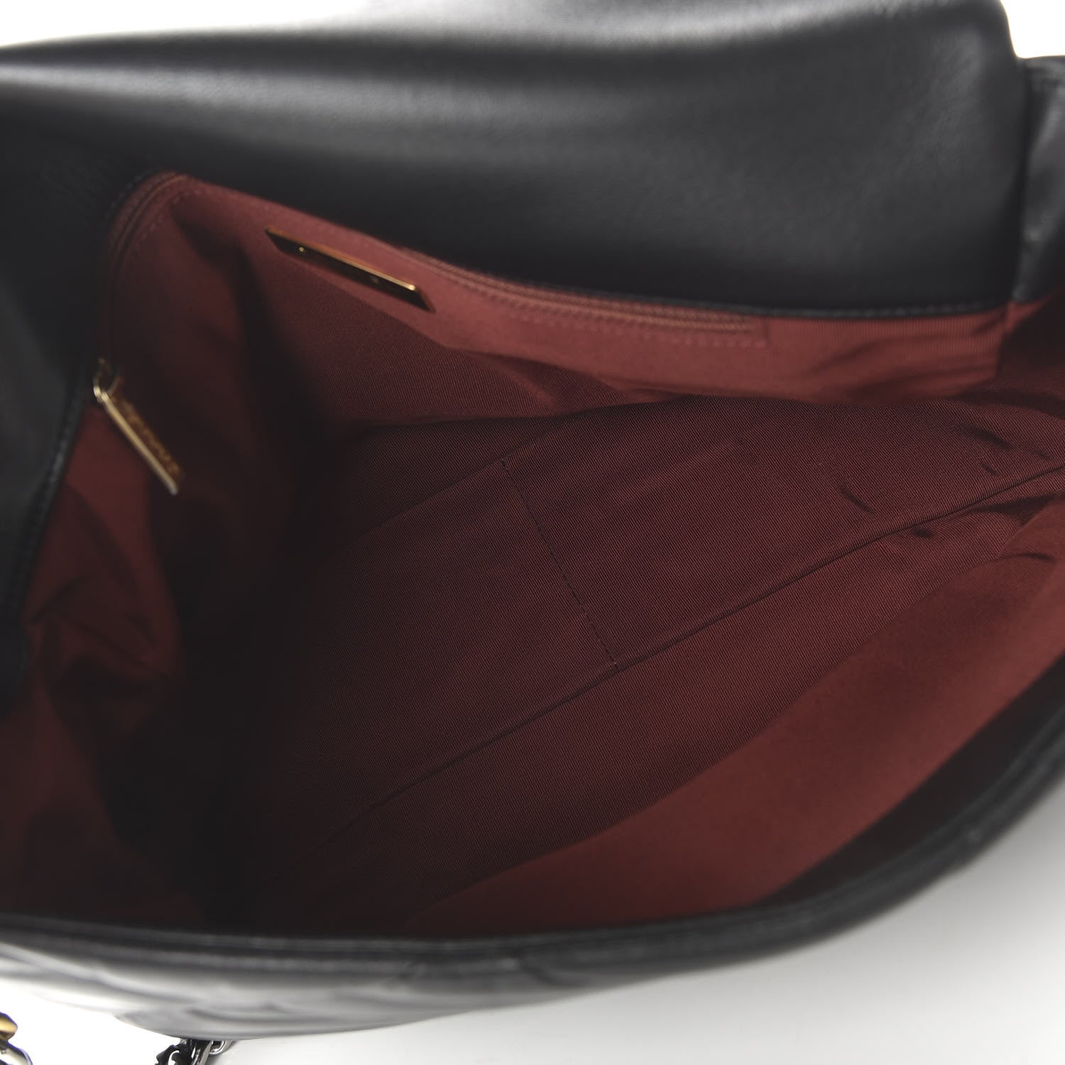 Chanel Goatskin Quilted Maxi 19 Flap Black 5 of 10
