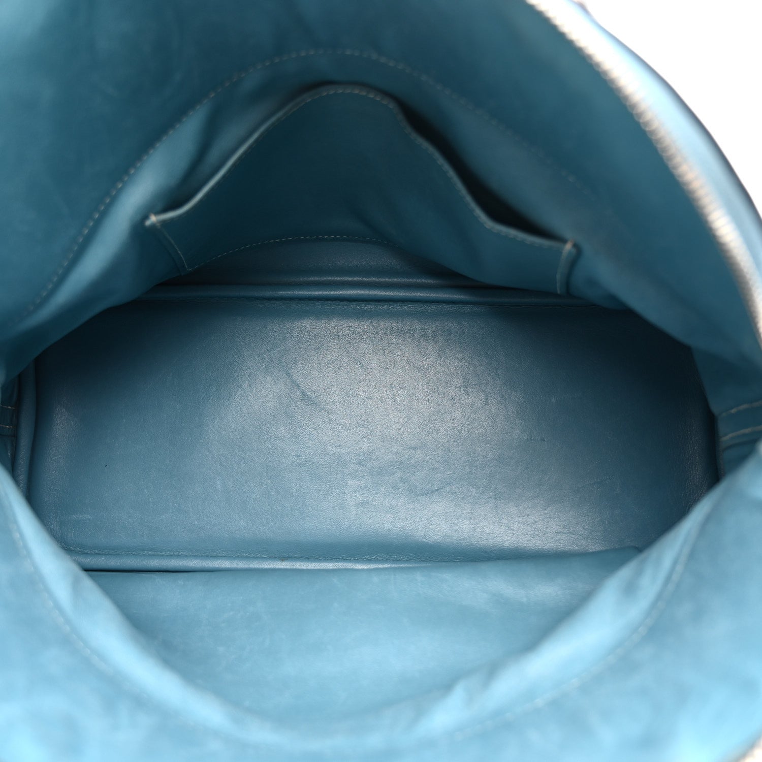 Hermes Taurillon Clemence Bolide 35 Bleu Jean 5 of 18