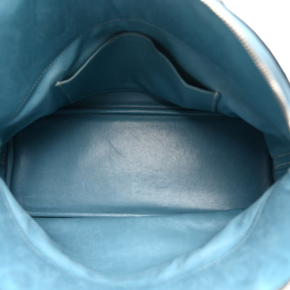 Hermes Taurillon Clemence Bolide 35 Bleu Jean 5 of 18