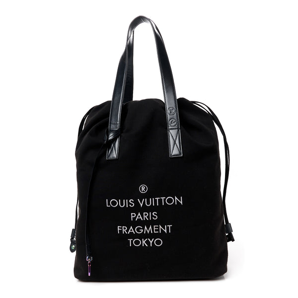 Louis Vuitton Fragment トートバッグ Louis Vuitton Canvas Fragment Cabas Light Tote Bag Black 1537610