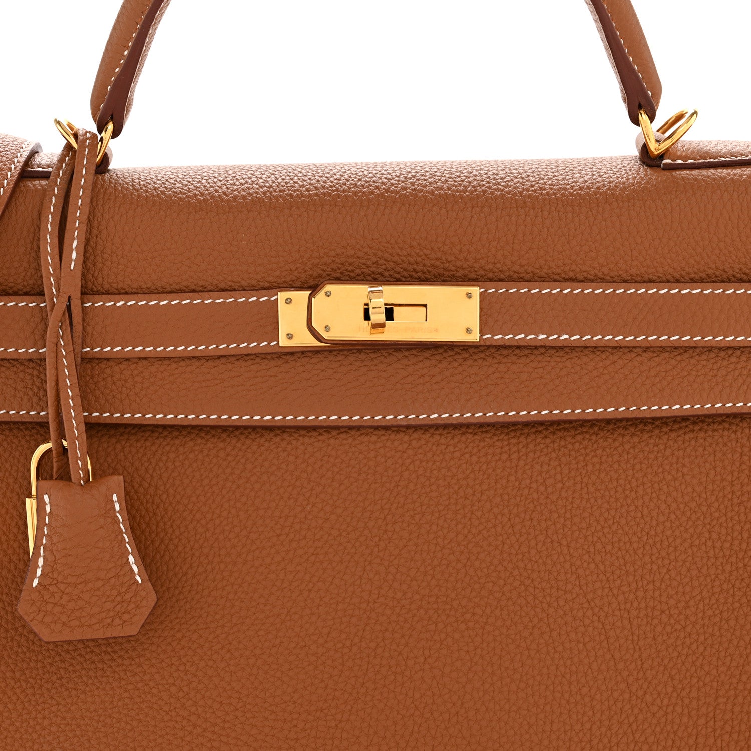 Hermes Togo Kelly Retourne 32 Gold 8 of 12