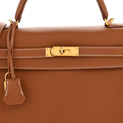 Hermes Togo Kelly Retourne 32 Gold 8 of 12