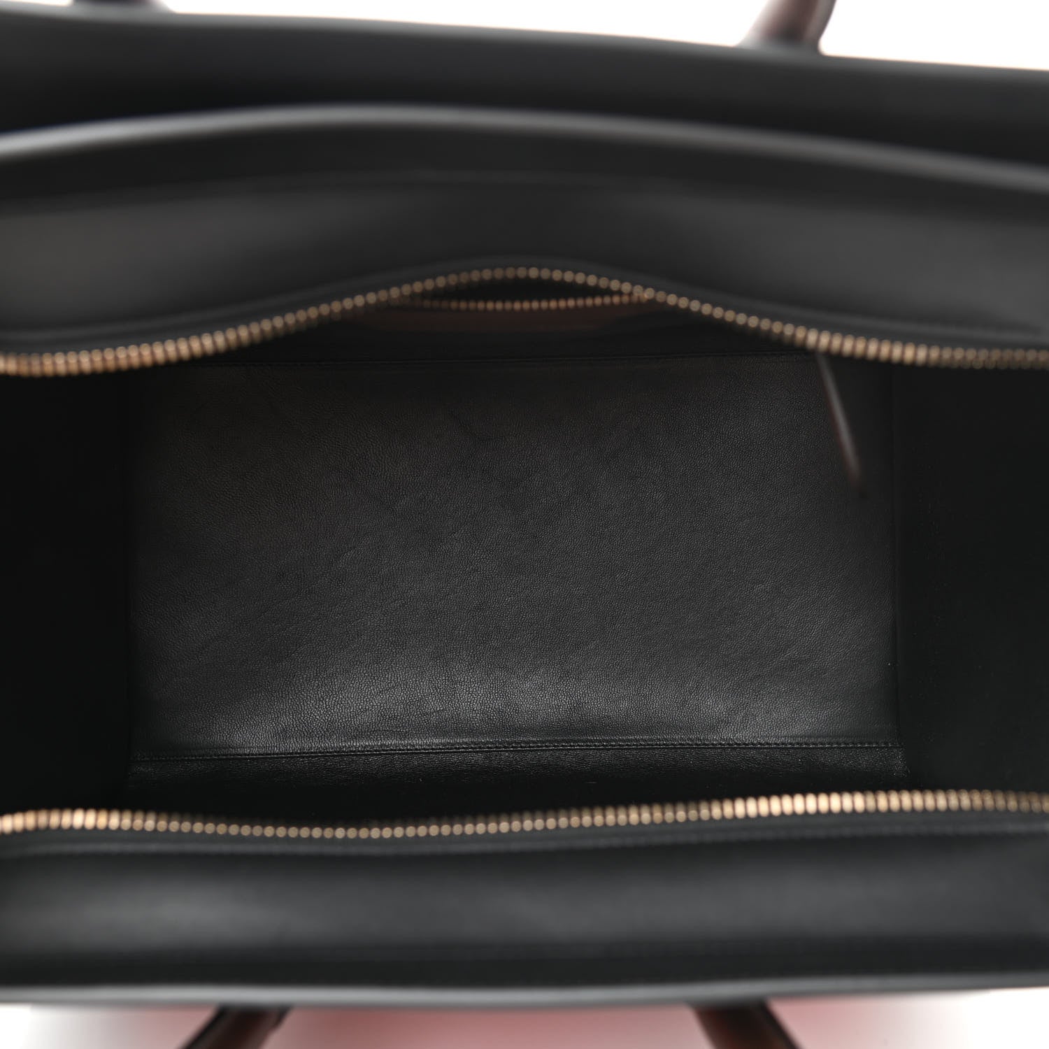 Celine Calfskin Bullhide Mini Luggage Tri-Color Bright Red 4 of 9
