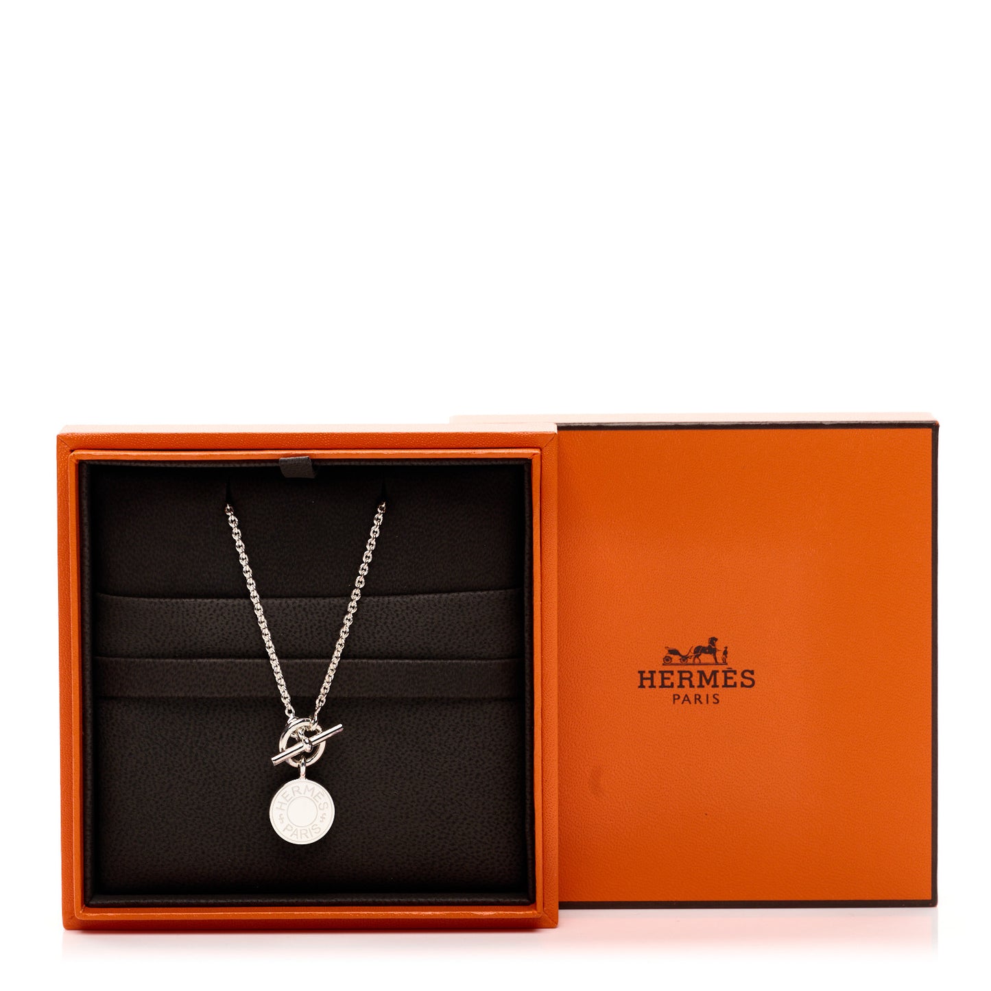 Sterling Silver Amulettes H Confettis Pendant Necklace