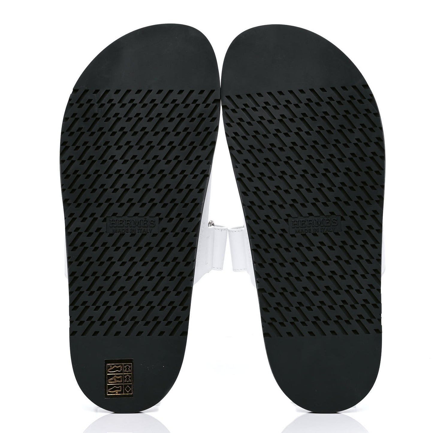 Calfskin Mens Chypre Sandals 42 White