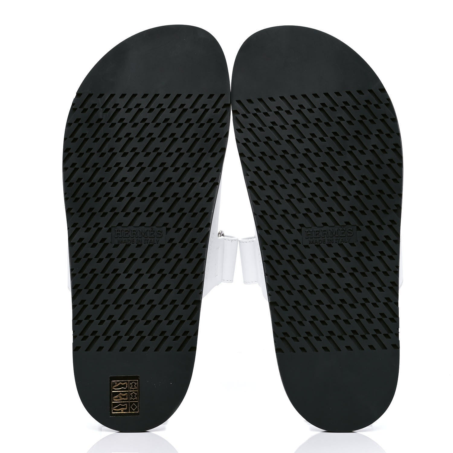Hermes Calfskin Mens Chypre Sandals 42 White 4 of 4