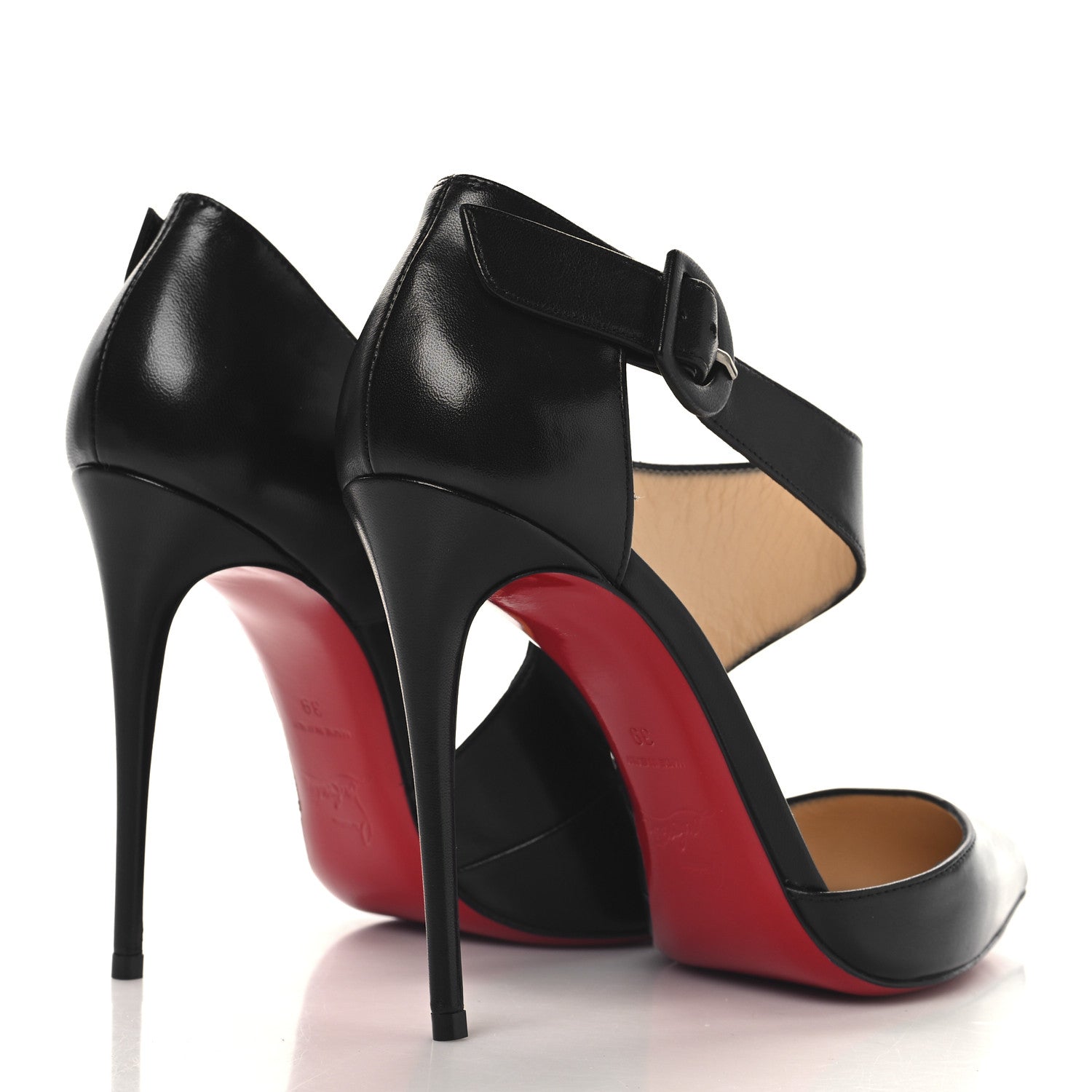 Christian Louboutin Shiny Nappa Sharpeta 100 Pumps 39 Black 14 of 18