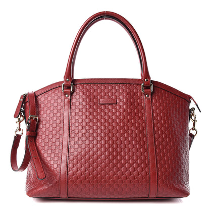 Gucci Soft Microguccissima Dome Satchel Red 2 of 19