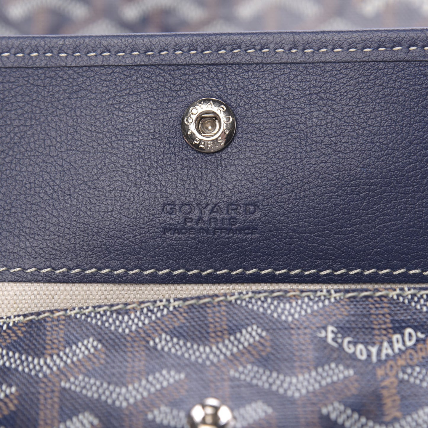 Goyardine Saint Louis GM Navy