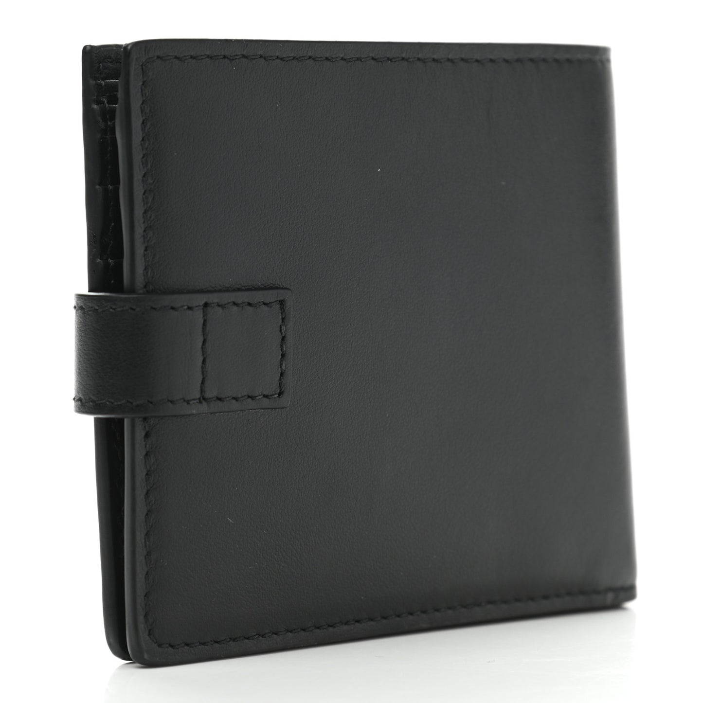 Vitello Medusa Bi-Fold Wallet Black