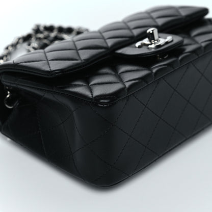 Chanel Lambskin Quilted Mini Rectangular Flap Black 14 of 22