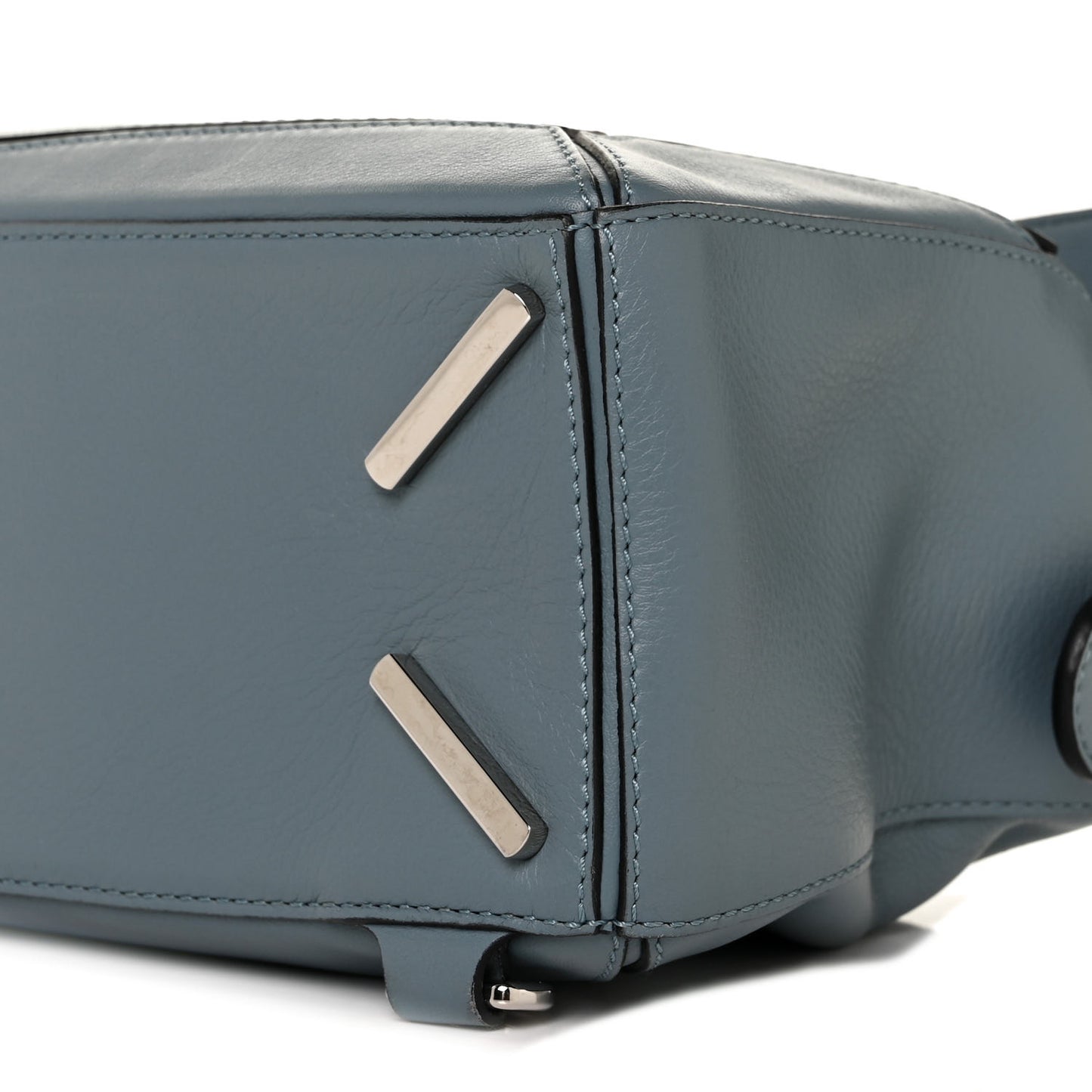 Calfskin Small Puzzle Bag Stone Blue