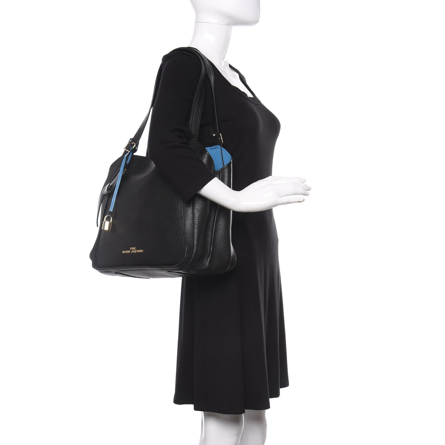Grained Calfskin The Director Tote Black