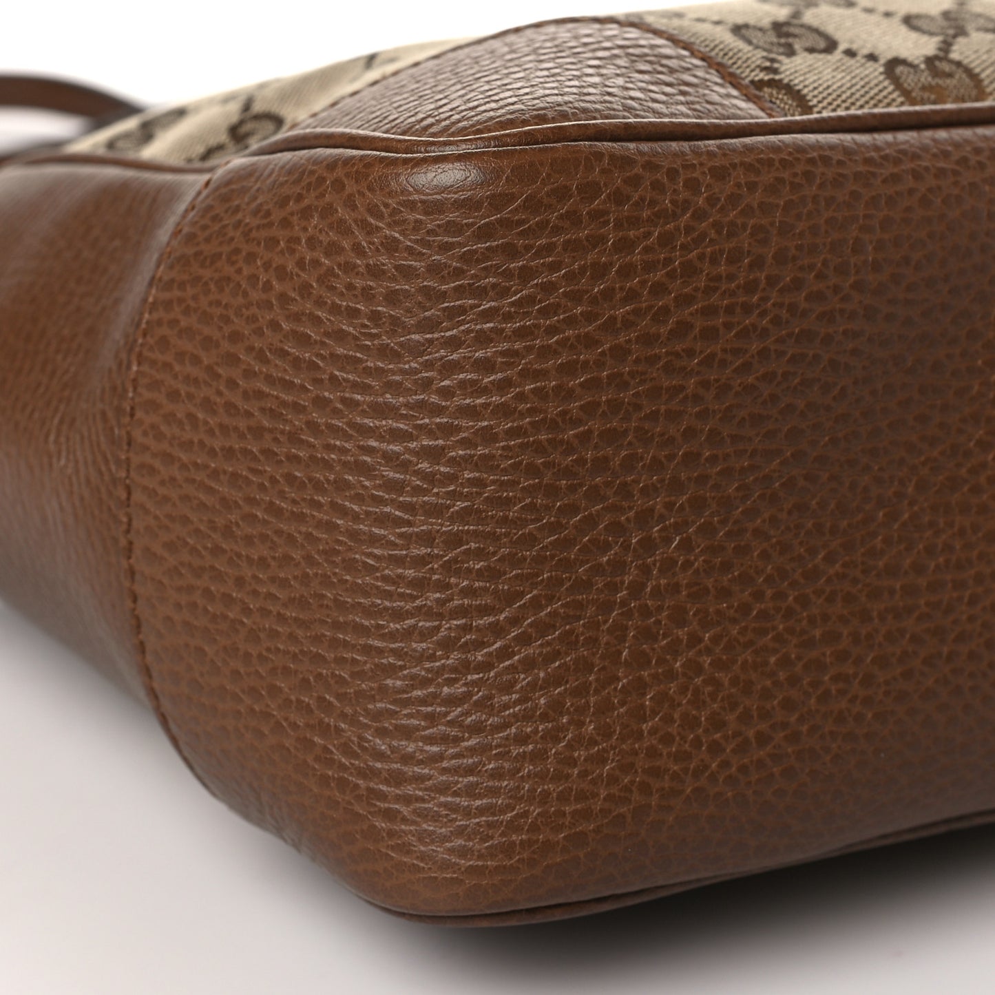 Monogram Small Bree Tote Beige Tabacco