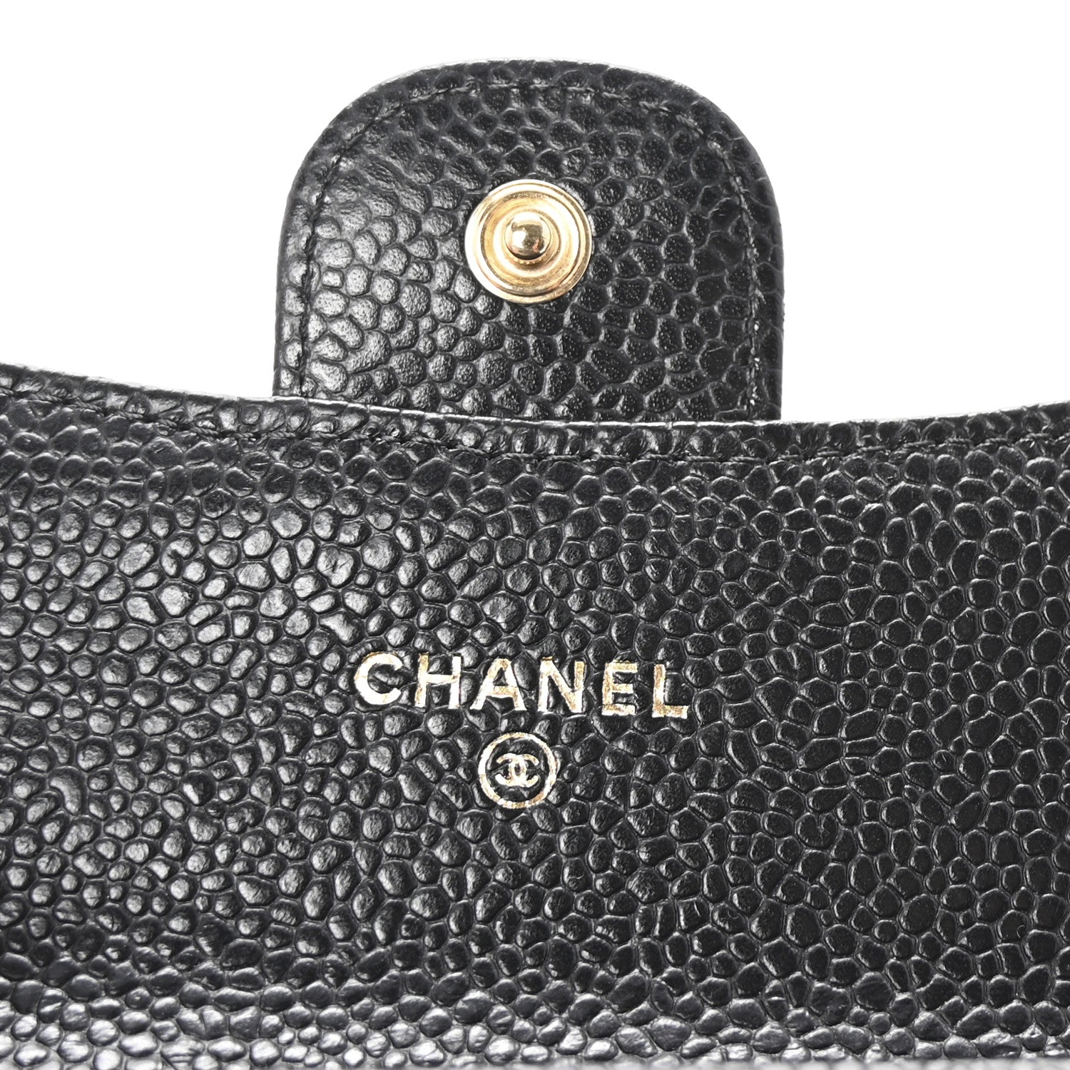 Chanel Caviar Quilted Flap Card Holder Black 6 of 8