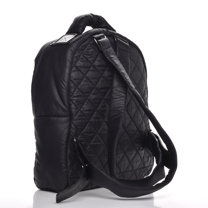Chanel Nylon Quilted Coco Cocoon Backpack Black 3 of 9