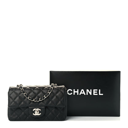 Chanel Caviar Quilted Mini Rectangular Flap Black 12 of 12