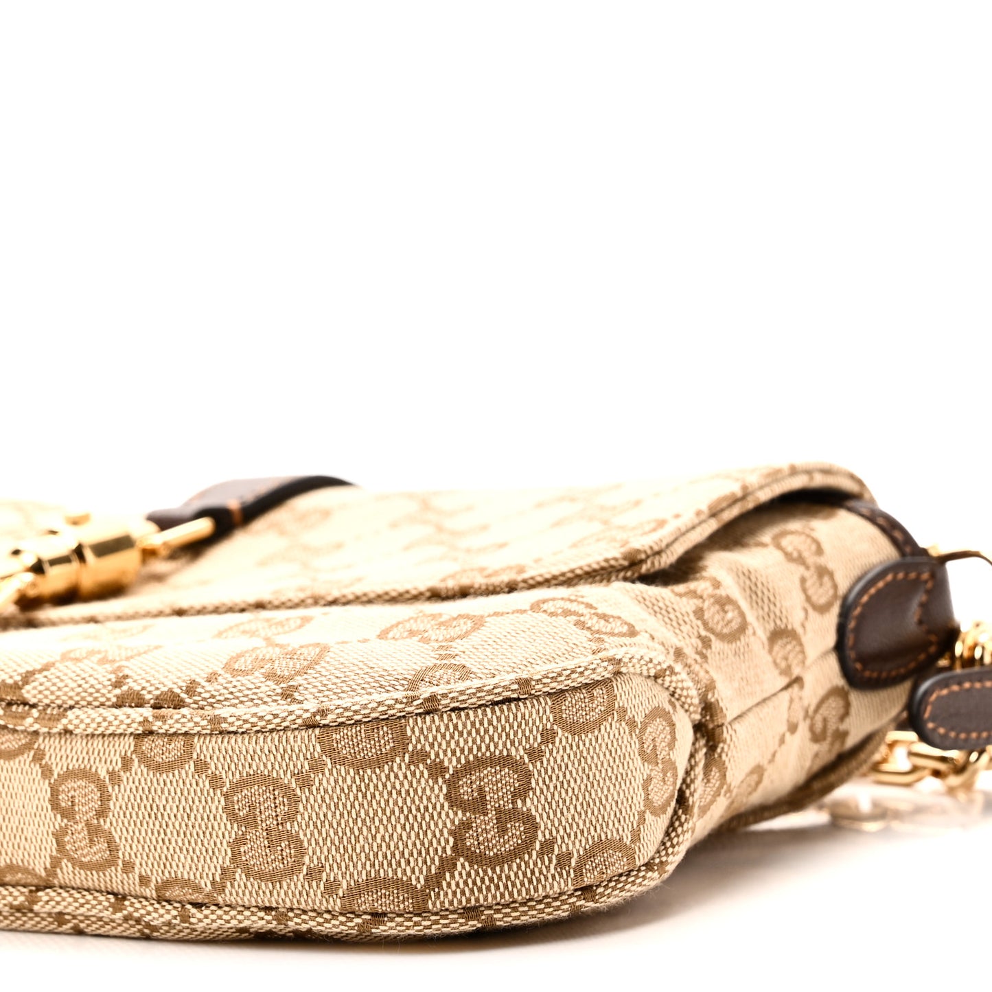 GG Supreme Medium Aperitivo Shoulder Bag Sand Dark Brown