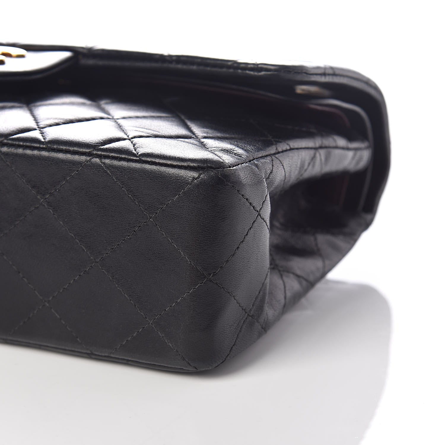 Chanel Lambskin Quilted Small Double Flap Black 9 of 9