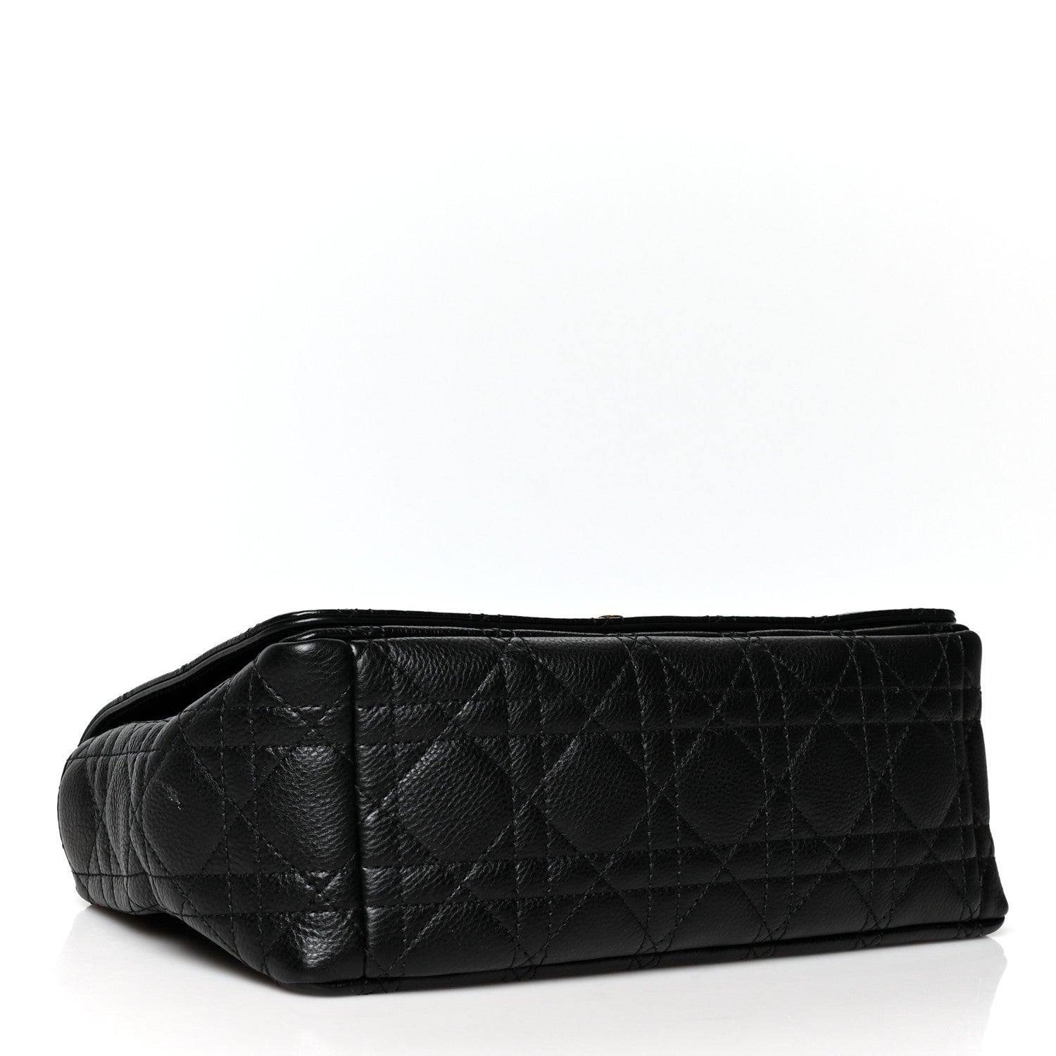 Christian Dior Calfskin Cannage Medium Caro Bag Black 4 of 10