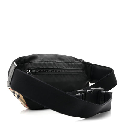 Burberry Nylon Vintage Check Sonny Bum Bag Archive Beige Black 3 of 9