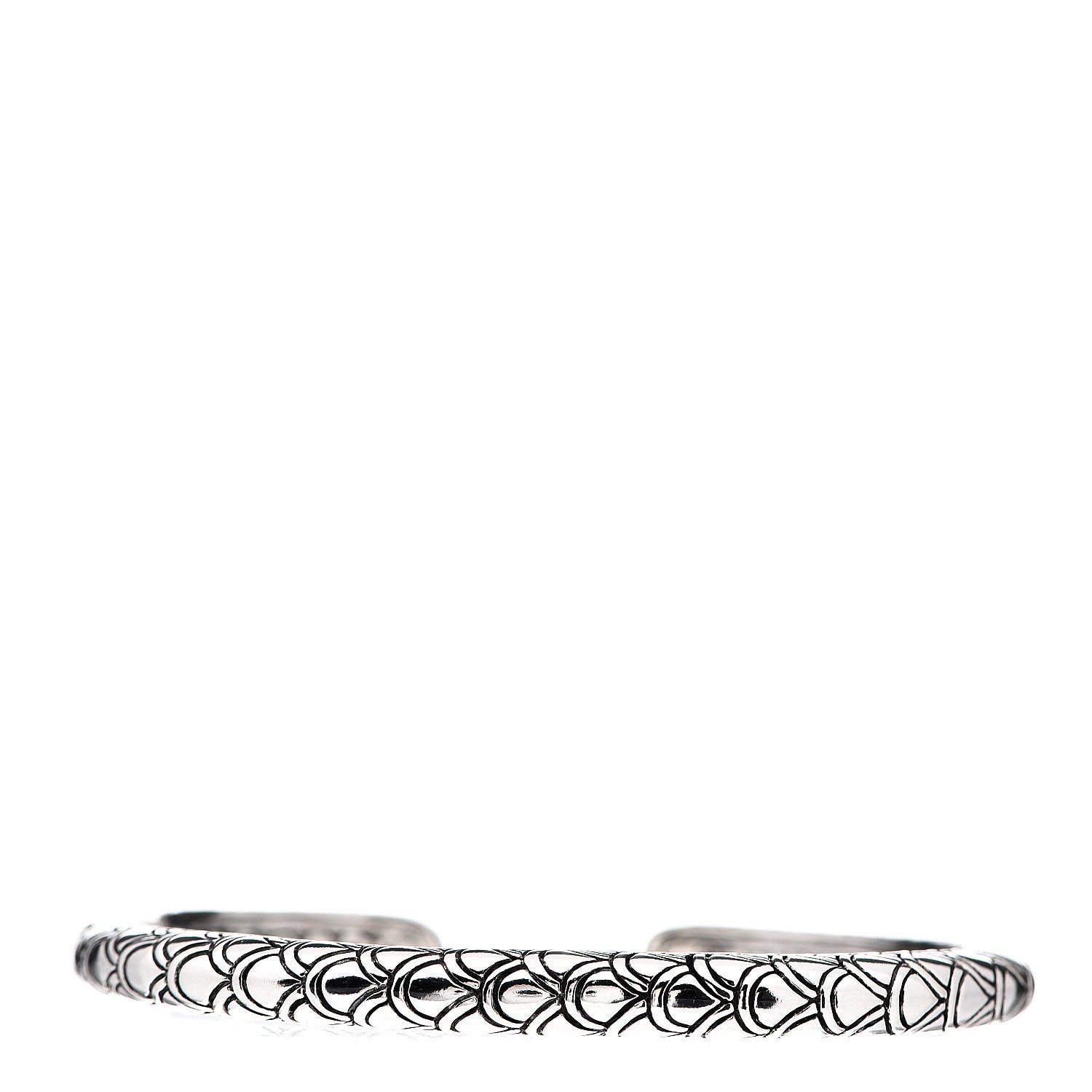 John Hardy Sterling Silver 6mm Slim Naga Cuff Bracelet 2 of 3