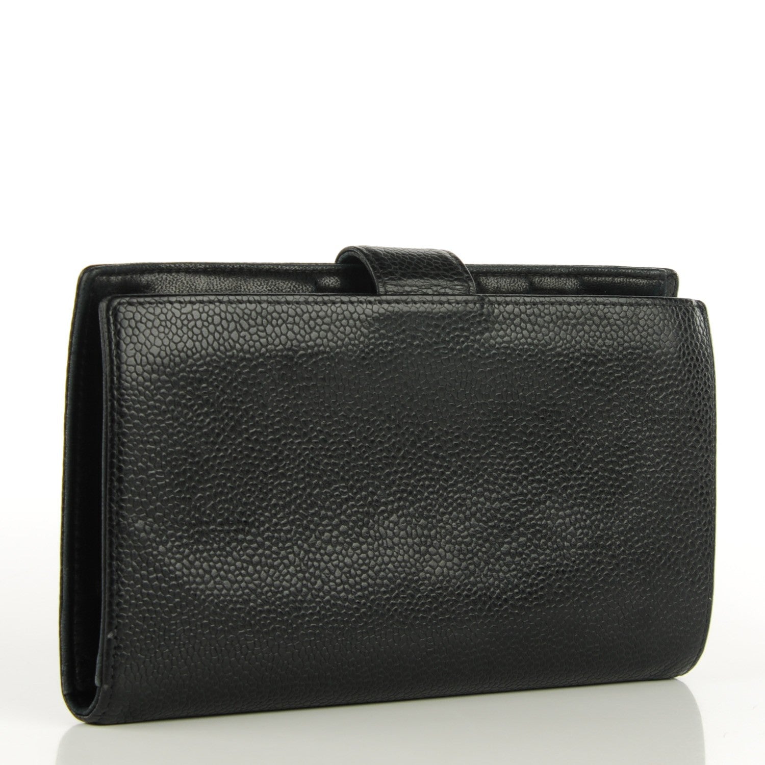 Chanel Caviar CC French Wallet Black 3 of 8