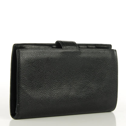 Chanel Caviar CC French Wallet Black 3 of 8