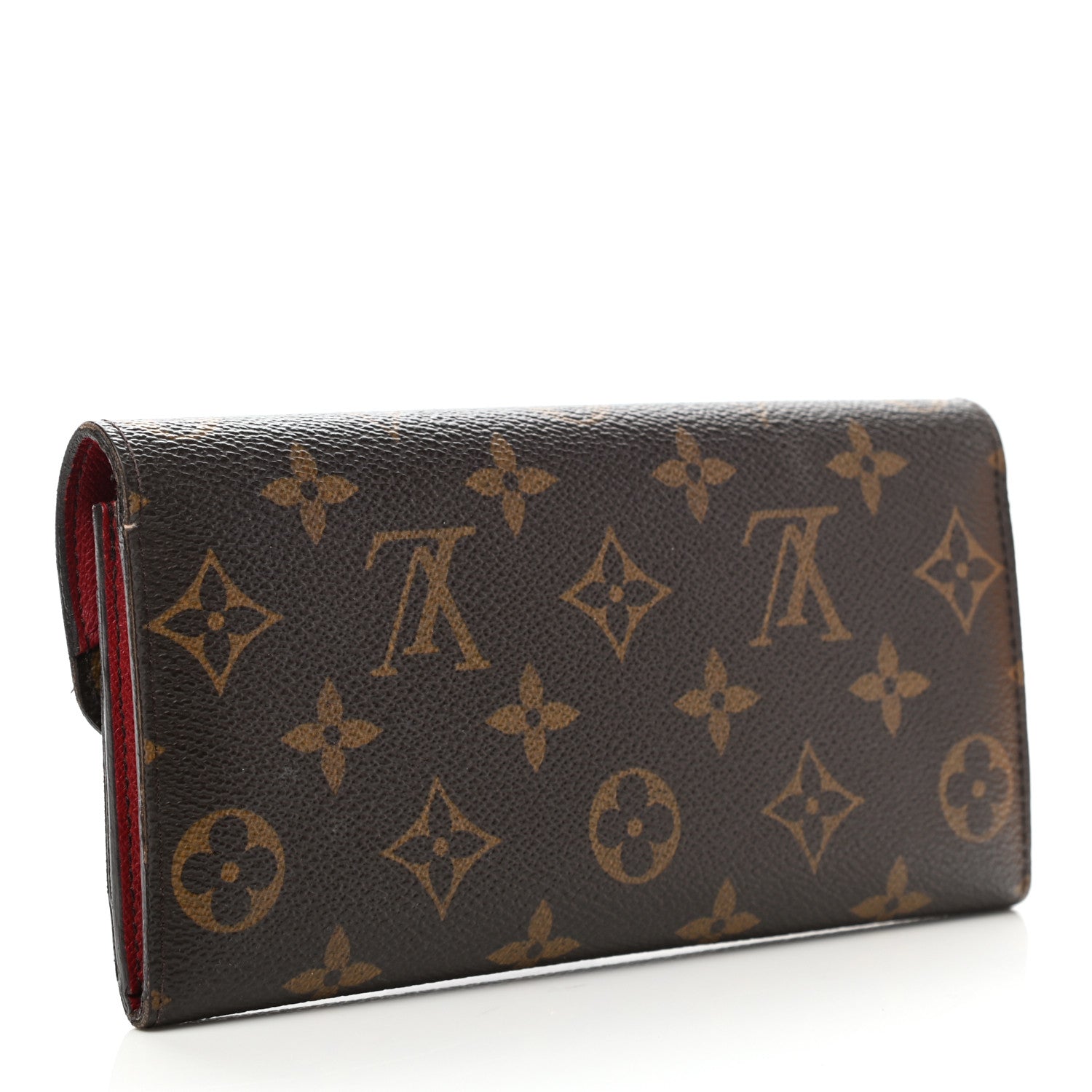 Louis Vuitton Monogram Emilie Wallet Red 3 of 14