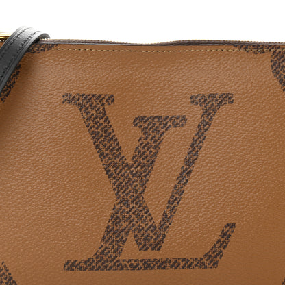 Louis Vuitton Reverse Monogram Giant Double Zip Pochette 8 of 11