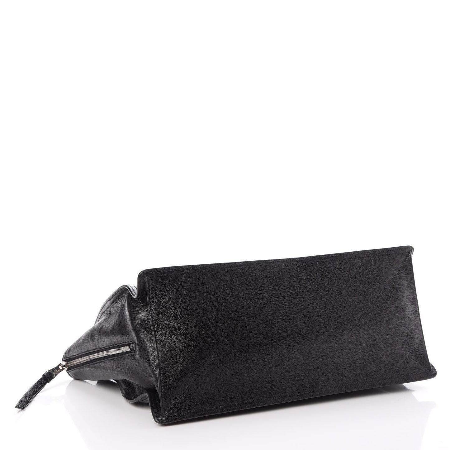 Glace Calf Etiquette Tote Black Astrale