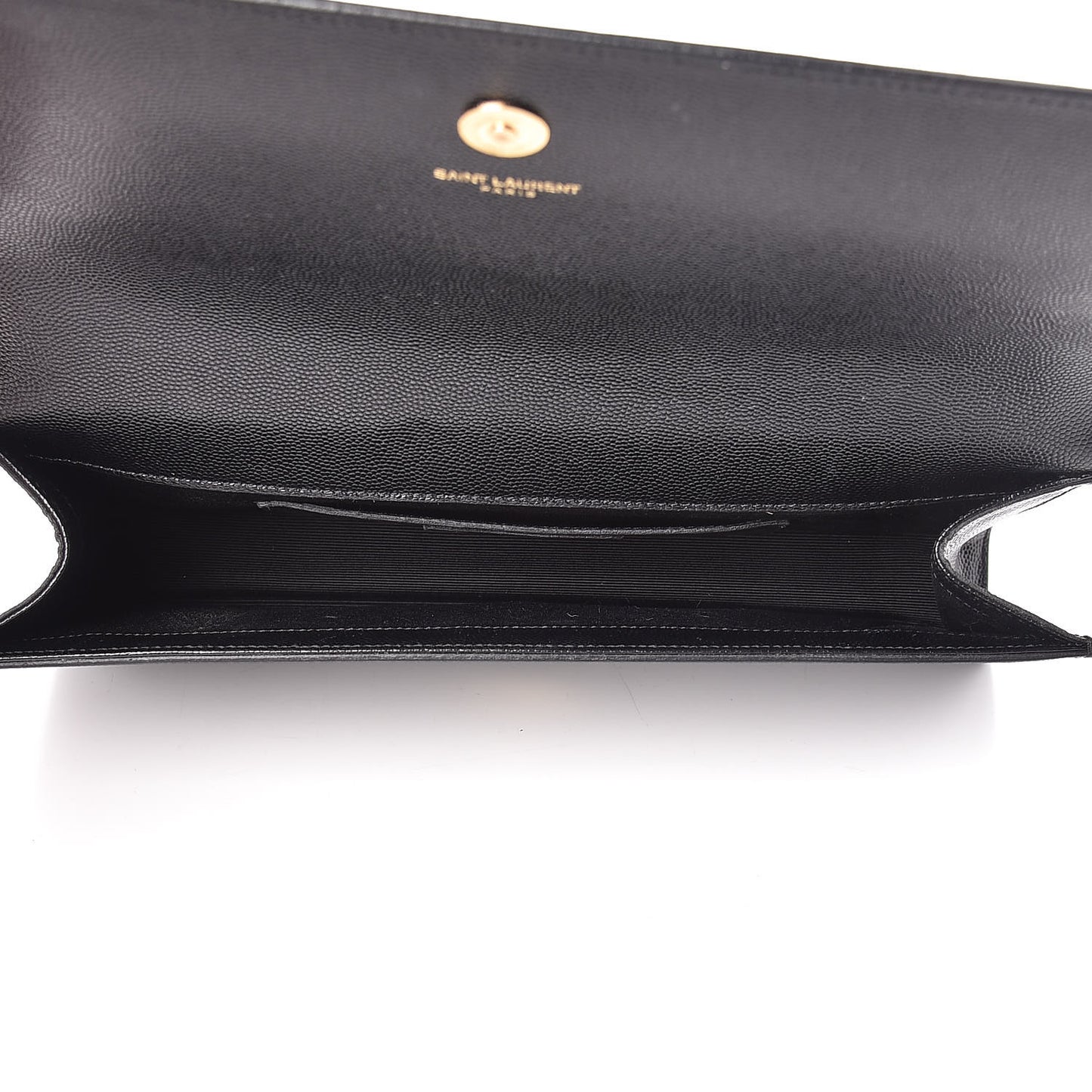 Grain De Poudre Monogram Cassandre Clutch Black