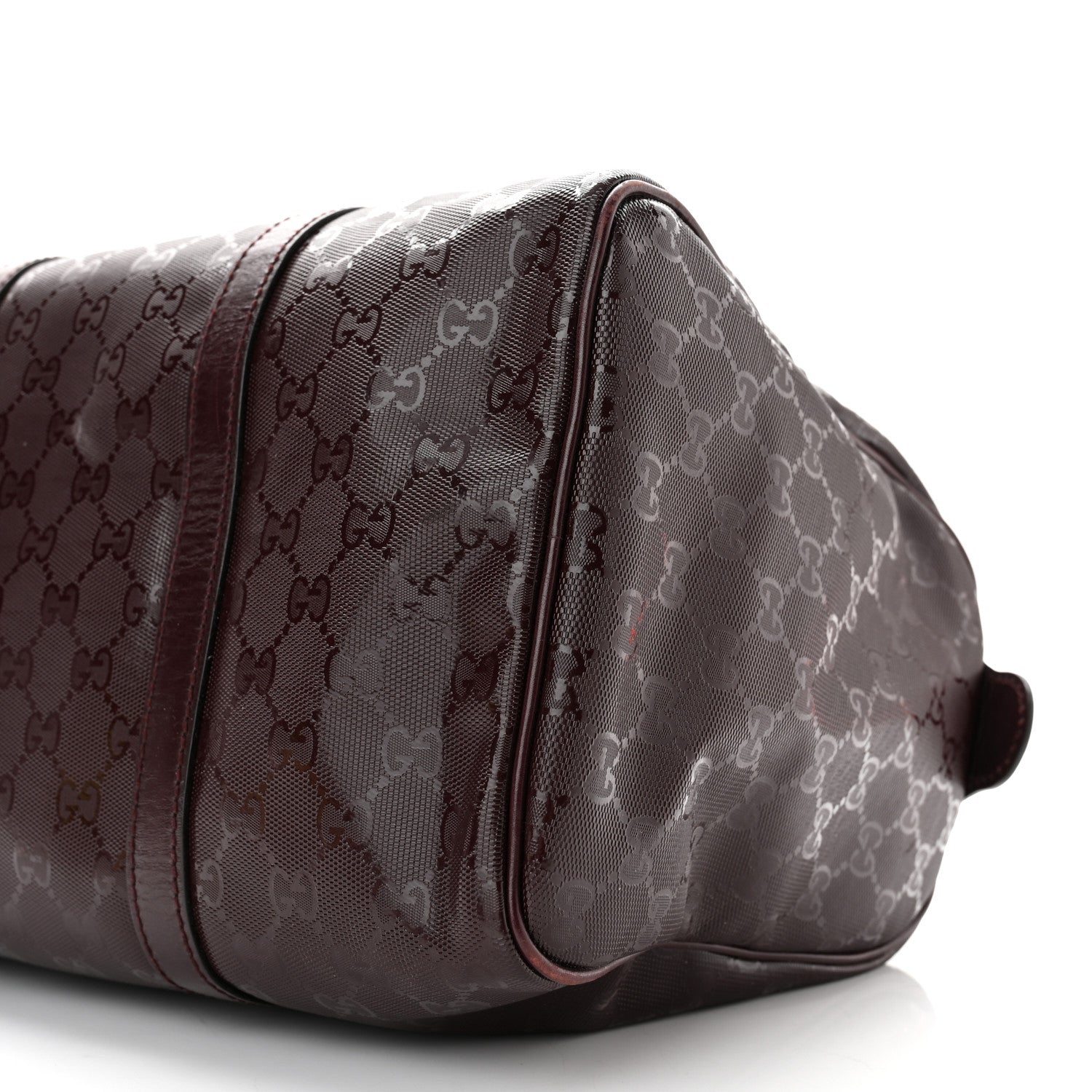 Gucci Imprime Monogram Medium Joy Boston Bordeaux 10 of 10