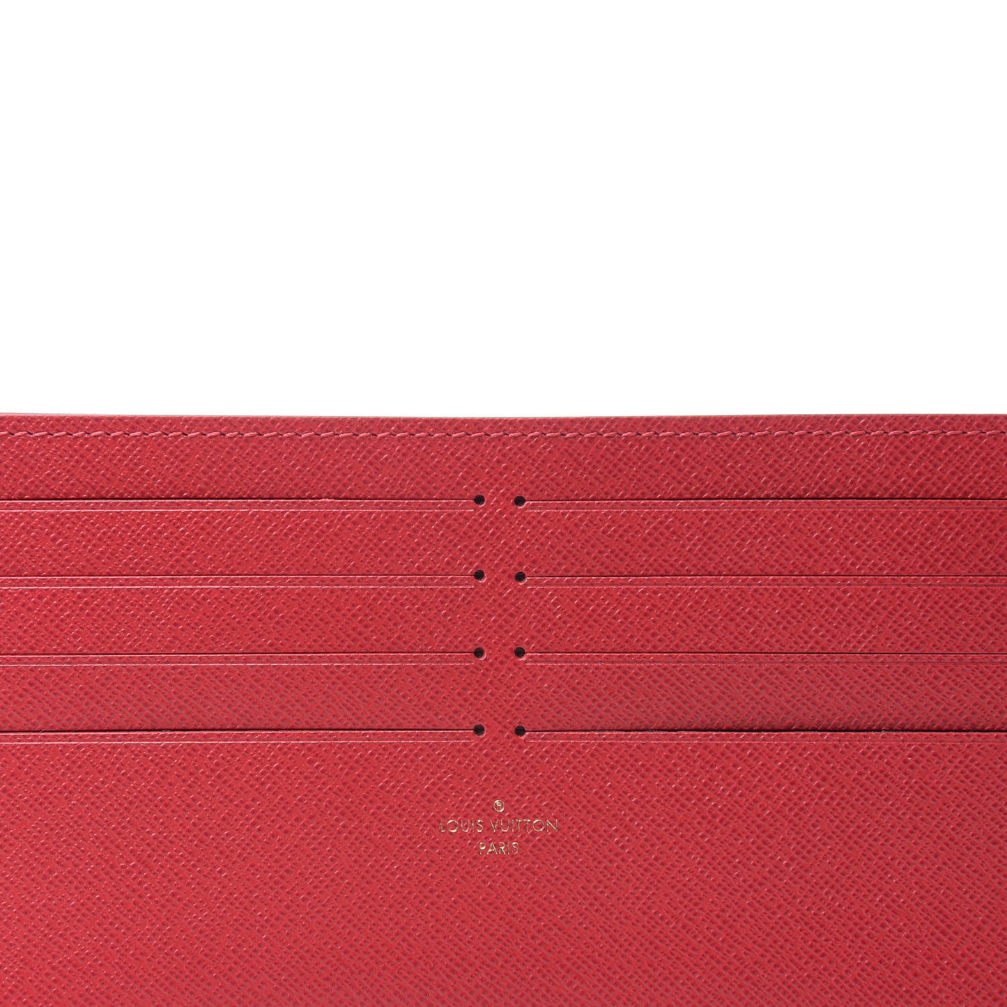 Calfskin Felicie Card Holder Insert Cherry