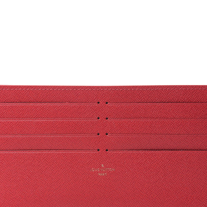 Louis Vuitton Calfskin Felicie Card Holder Insert Cherry 5 of 5