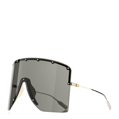 Gucci Star Studded Shield Sunglasses GG1244S in Black 1 of 8
