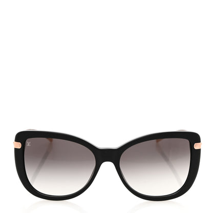 Louis Vuitton Monogram Acetate Charlotte Sunglasses Z0781W Black 2 of 9